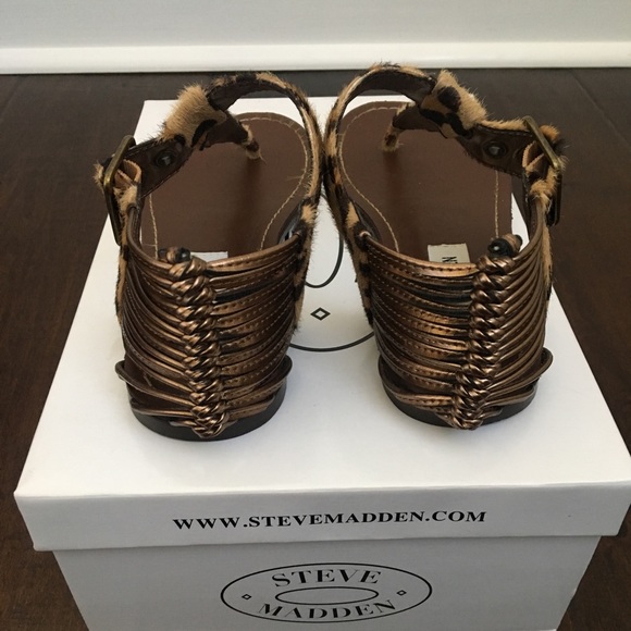 Steve Madden Leopard Sandals - Picture 4 of 4